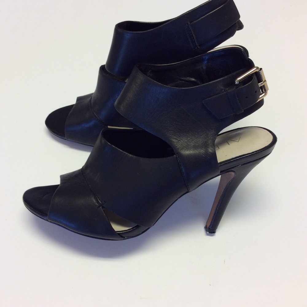 ALDO Black Peep Toe Heels Size 8